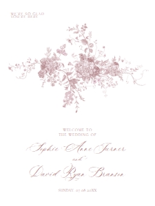 D031 Welcome Sign Vertical 18x24: D031 Wedding Bundle
