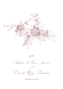 D031 Wedding Invite Back: D031 Wedding Suite
