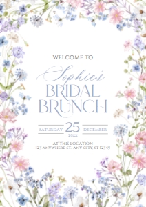 A045 Welcome Sign A2: A045 Bridal Brunch Bundle