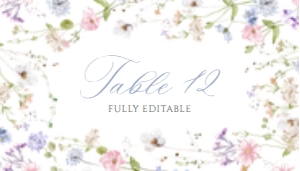 A045 Place Card Flat 3.5x2: A045 Place Card