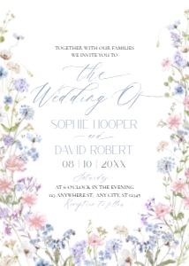 D032 Wedding Invite Front: D032 Wedding Suite