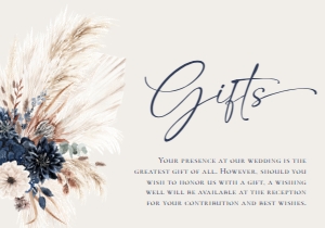 E108 Wishing Well Card 5x3.5: E108 Wedding Suite