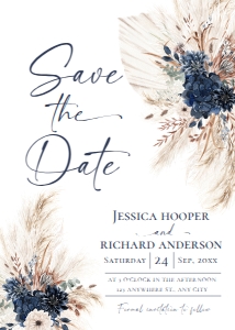 E108 Save The Date 5x7: E108 Save The Date