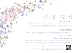 E109 Detail Card Horizontal 5x3.5: E109 Wedding Suite