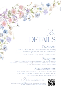 E109 Detail Card Vertical 3.5x5: E109 Wedding Suite