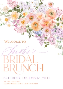 A038 Welcome Sign A2: A038 Bridal Brunch Bundle