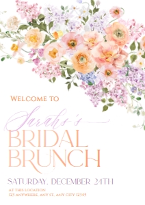 A038 Welcome Sign A1: A038 Bridal Brunch Bundle