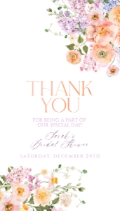 A038 Favor Tag Rectangle 2x3.5: A038 Bridal Brunch Bundle
