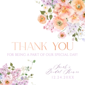 A038 Favor Tag Circle/Square 2x2: A038 Bridal Brunch Bundle