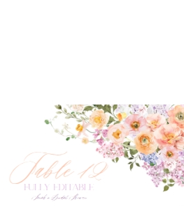 A038 Place Card Folded 3.5x4: A038 Menu