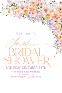 B048 Welcome Sign Vertical 24x36: B048 Bridal Shower Bundle