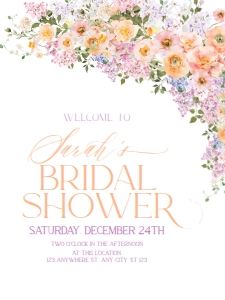 B048 Welcome Sign Vertical 18x24: B048 Bridal Shower Bundle