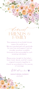 B048 Thank You Napkin Note 4x9: B048 Bridal Shower Bundle