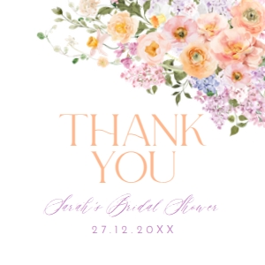 B048 Favor Tag Circle/Square 2x2: B048 Bridal Shower Bundle