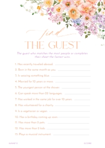 B048 Bridal Shower Games 5x7 Part 4: B048 Bridal Shower Bundle