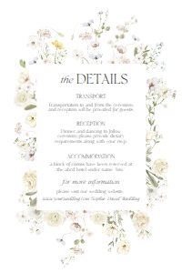 E110 Detail Card Vertical 4x6: E110 Wedding Suite