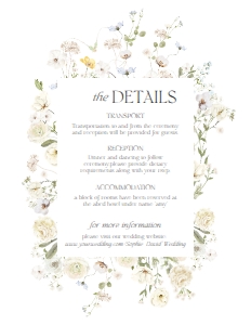 E110 Detail Card Vertical 4.25x5.5: E110 Wedding Suite