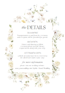 E110 Detail Card Vertical 3.5x5: E110 Wedding Suite