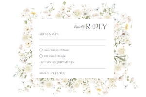 E110 RSVP 6x4: E110 Wedding Suite