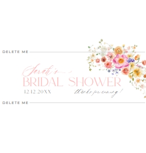 B066 Hershey Chocolate Wrapper 5.25x5.5: B066 Bridal Shower Bundle