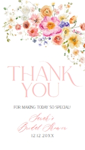 B066 Favor Tag Rectangle 2x3.5: B066 Bridal Shower Bundle