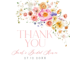 B066 Favor Tag Circle/Square 2x2: B066 Bridal Shower Bundle