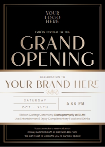 C071 Business Invitation design preview