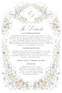D033 Details Card Vertical 4x6: D033 Enclosure Card