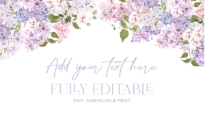 B053 Place Card Flat 3.5x2: B053 Place Card