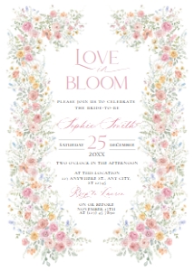A056 Bridal Brunch Invite 5x7in: A056 Bridal Brunch Invite