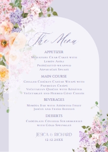 E045 Menu 5x7: E045 Menu