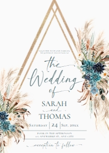 E105 Wedding Invite Front: E105 Wedding Suite