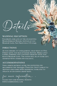 E106 Detail Card Vertical 4x6: E106 Wedding Suite