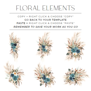 E105 Floral Elements: E105 Wedding Suite