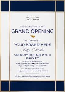 C072 Business Invitation design preview