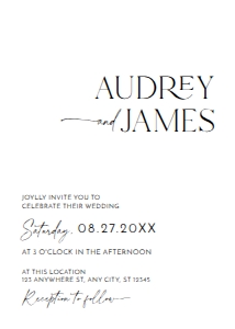 D037 Wedding Invite Front: D037 Wedding Bundle