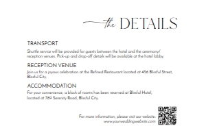 D037 Detail Card Horizontal 6x4: D037 Wedding Bundle