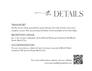 D037 Detail Card Horizontal 5.5x4.25: D037 Wedding Bundle