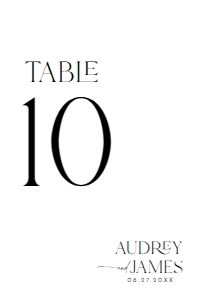 D037 Table Number 4x6: D037 Wedding Signage Bundle