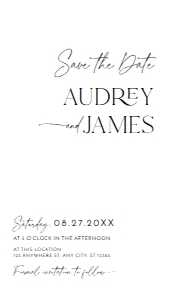 D037 Save The Date Digital: D037 Wedding Bundle