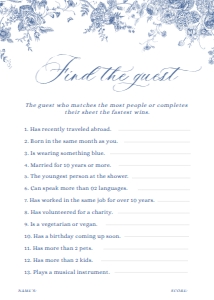B037 Bridal Shower Games 5x7 Part 4 (50 Games): B037 Bridal Shower Games B (50 Games)