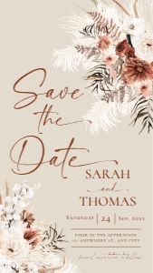 E069 Save The Date Digital: E069 Wedding Bundle