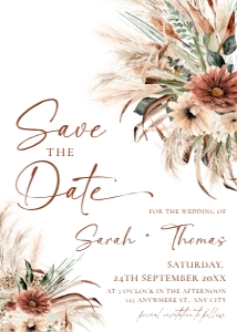 D035 Save The Date Card: D035 Save The Date