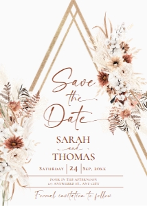 E071 Save The Date Card: E071 Save The Date