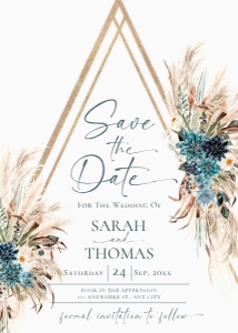E105 Save The Date Card: E105 Save The Date