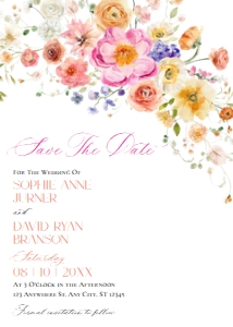 E083 Save The Date Card: E083 Save The Date