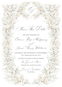 D034 Save The Date Card: D034 Save The Date