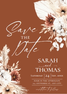 E102 Save The Date Card: E102 Save The Date