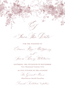 D031 Save the Date Card B: D031 Wedding Bundle
