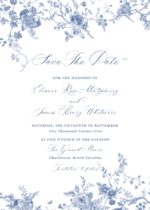 D015 Save the Date Card B: D015 Save The Date B